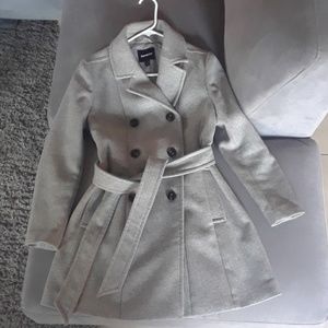 Express Gray Coat Sz XS Petite